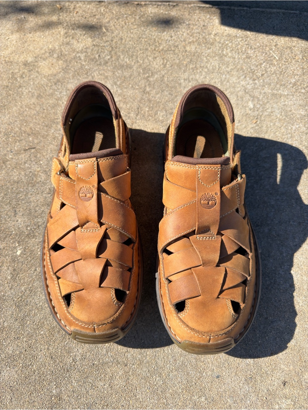 Timberland Altamont Fisherman Leather Sandals Men's Size 9.5 M 79515